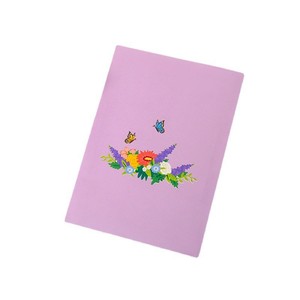 Biglietto d'Auguri 3D <span class=keywords><strong>Pop</strong></span>-up Fatto a Mano con Carta Speciale, Design Moderno con Albero d'Acero e Cesto di Fiori per San Valentino, Compleanno, Festa degli Insegnanti - Product Image 5