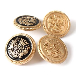 Wholesale <strong>Button</strong> Fancy Clothes Vintage Ladies Golden Factory Shank Customised Metal Clothing Sewing <strong>Loop</strong> <strong>Buttons</strong> - Product Image 3