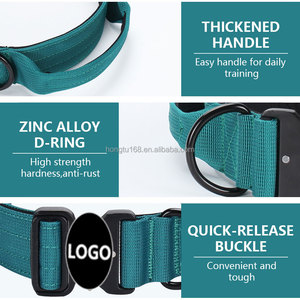 All'ingrosso guinzaglio per cani con fibbia in metallo ammortizzante collare per cani Pet <span class=keywords><strong>Bungee</strong></span> fune guinzaglio tattico di lusso collare per cani guinzaglio - Product Image 3
