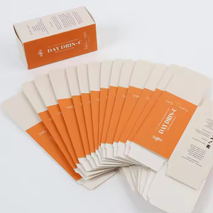 Caja de Embalaje de Cartón Plegable con Logotipo Personalizado en Relieve, Laminada Mate, Hecha con Materiales Reciclados, para Cuidado de la Piel, para 30 ml de Suero Líquido, Tónico Facial - Product Image 6
