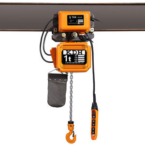 Kaidun Electric EQ 1 Ton Motor Crane Elevador móvil Mini Motor Stage 220Vac 220V Polipasto de elevación eléctrico con cadena - Product Image 1