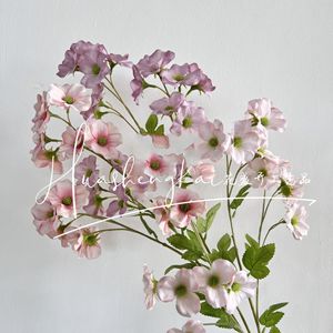 Artificial <b>Flowers</b> <b>Single</b> Branch Silk High Simulation Wedding Decorations For Home And Outdoor Use - Product Image 1