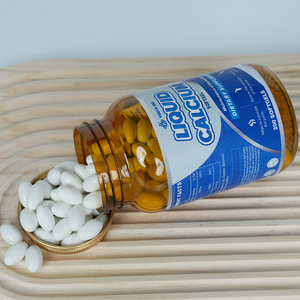 Cápsulas de Gel Suave de Calcio Líquido y Vitamina D3 para Adultos, Suministro a Granel, Suplemento Dietético para Mejorar la Densidad Ósea, 200 Cápsulas/Botella - Product Image 1