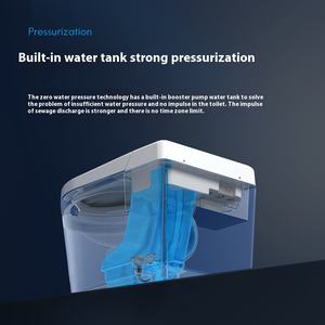 <span class=keywords><strong>Toilette</strong></span> allongée intelligente japonaise avancée avec siège chauffant autonettoyant Veilleuse murale Couverture <span class=keywords><strong>de</strong></span> bidet à distance incluse - Product Image 6