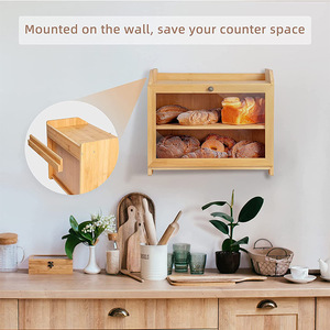 กล่องขนมปังไม้ไผ่ 2 ชั้น ปรับขนาดได้ ถอดประกอบได้ ใช้ในครัว - Product Image 4