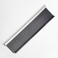 Protection de gouttière résidentielle en aluminium anti-feuilles, installation facile sans outils, bricolage, pour le débit d'eau des gouttières