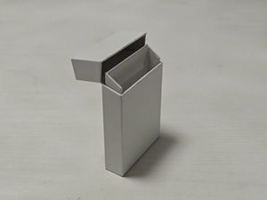 Custom Design Pre Portable Clamshell <b>Roll</b> Cardboard Hand Cart Paper Direct Sliding Rectangle Rigid Cartridge Packaging <b>Box</b> - Product Image 1