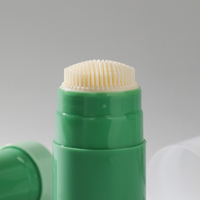 Nouveau design Bouteilles de lotion cosmétique en plastique de 30ml Conteneur vide de sérum de soin de la peau Emballage déodorant avec tête de brosse en silicone