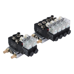 Ensemble d'électrovanne pneumatique 4V210, vanne directionnelle à 2 positions et 5 voies pour cylindre, commande électronique 220V - Product Image 1