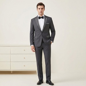 <span class=keywords><strong>Costume</strong></span> trois pièces classique <span class=keywords><strong>noir</strong></span> pour homme, taille S-6XL, pour mariage et soirée, veste, <span class=keywords><strong>pantalon</strong></span> et gilet, coupe ajustée, grande taille - Product Image 3