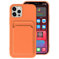 Pochette pour téléphone portable avec fente pour carte de visite pour iPhone 15 14 13 12 11 Pro Max coque de téléphone en TPU pour iPhone 16 Plus