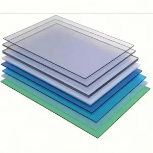 0.8mm-20mm 3mm 4mm 10mm Clear Scratch Resistant Transparent 4 X 8 Feet 4mm Twin Wall Solid Polycarbonate Sheet For Windows