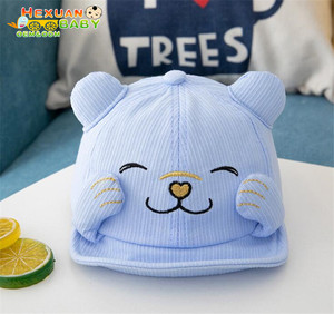 Bambine cappelli del cotone di autunno Berretto Da Baseball del cappello del ragazzo del bambino del bambino della ragazza bella super cute autunno - Product Image 6