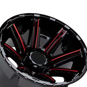 Ruedas forjadas negras y rojas 17 18 <span class=keywords><strong>19</strong></span> 20 21 22 pulgadas llantas de aleación forjadas cóncavas para coches de lujo para Honda Cr-V Toyota Rav4 - Product Image 5