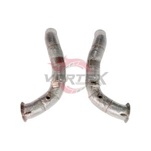 Tubo de Escape de Alto Rendimiento Vortex de Acero Inoxidable con Acabado Espejo para N63 4.4T V8 M550i 750i M850i X5 X6 X7 M50i - Product Image 3