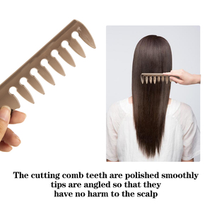 <span class=keywords><strong>Fourche</strong></span> large hommes outil de coiffure lissage des cheveux curling Vintage huile coiffure peigne - Product Image 4