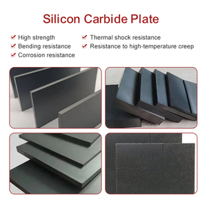 Plaque de carbure de silicium industrielle à haute planéité, à grain fin, résistante aux chocs thermiques, substrat SiC pour la manipulation de plaquettes photovoltaïques OEM - Product Image 4