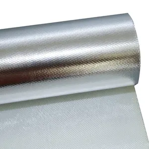 Aislamiento de fibra de vidrio con respaldo de aluminio