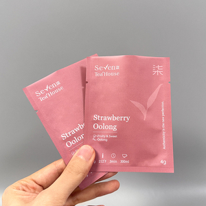 Échantillon d'emballage personnalisé pour sachets de thé vides, petit format 3x4, sachet à trois soudures latérales pour café et thé - Product Image 1