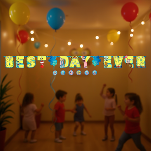 Guirlande Bob Esponja « Meilleur Jour de Ma Vie » 3,2 m – Mini Bannière Décorative pour Fête – Lot de 2 - Product Image 3