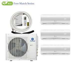 เครื่องปรับอากาศฟรีแมทช์ VRF 1 3 ยูนิตภายในแบบติดผนัง 24000 บีทียู ระบบทำความเย็นอย่างเดียว แบบหลายโซน ยูนิตภายในปรับได้ - Product Image 1