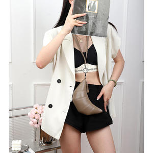 Sacs à croissants AndoBag pour femmes, sac à main en cuir de vache véritable, sac à bandoulière mini tendance, sac à téléphone portable à porter autour du cou, 2007 - Product Image 4