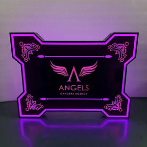 앱 디지털 스크린 메시지 보드 LED 사인 LED 병 조명 아크릴 디스플레이 스탠드 파티용 랙 - Product Image 3