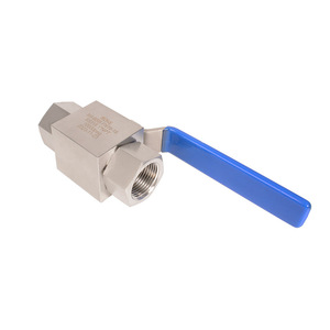 Robinet à bille en acier inoxydable ROKE 1/4 po filetage NPT manuel pour milieux corrosifs - Product Image 5