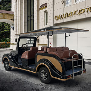 Legittima auto turistica retrò di lusso da 5-14 posti su strada, auto d'epoca d'epoca, auto di accoglienza VIP Club di fascia alta - Product Image 5