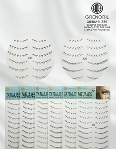 Pegatinas para Tatuaje de Cejas Grenobil Z39, Kit de Maquillaje Natural de 3600 Piezas - Product Image 1
