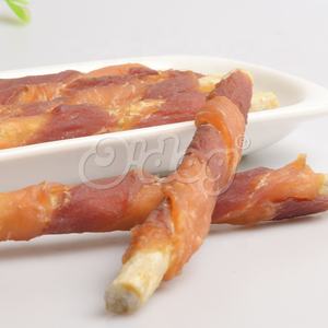 निजी लेबल कुत्ते चउ चिकन और बतख रैप मूंची छड़ी कुत्ते का इलाज करता है पालतू जानवर भोजन सुरक्षित मांस सामग्री - Product Image 3