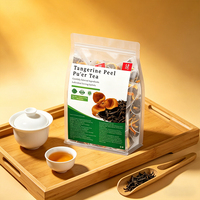 Teh Pu Erh Kulit Jeruk, Teh Herbal Alami Murni untuk Minum Sehari-hari, Teh Pu Erh Klasik dengan Kulit Jeruk
