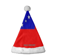 Chapeaux de Noël à la mode avec drapeau de Yap, confortables et en peluche, pour adultes, pour les fêtes de Noël et du Nouvel An