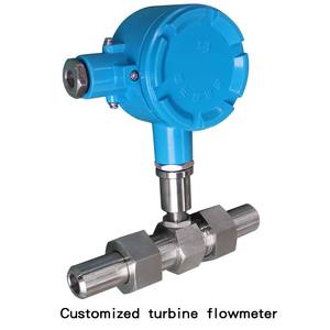 液体タービン流量計ステンレス鋼フランジ接続リアルタイムモニタリング低消費電力 +-0.2% 精度フロー - Product Image 2