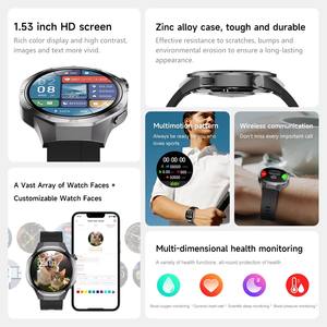 Orologio <span class=keywords><strong>5</strong></span> Max orologio intelligente di alta qualità con bussola assistente vocale monitoraggio del sonno all'aperto <span class=keywords><strong>SmartWatch</strong></span> per gli uomini delle donne - Product Image 3