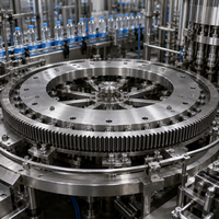 Anneau d'engrenage hélicoïdal en acier moulé sous pression OEM avec dents de grand diamètre pour équipement de tambour rotatif