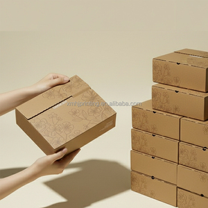 Sinh Thái Thân Thiện Bền Tự Nhiên Tùy Chỉnh Bao Bì Vận Chuyển Tear Dải Hộp Biểu Tượng Tùy Chỉnh Tái Sử Dụng Gấp Giấy Các Tông Bưu Phẩm Hộp - Product Image 3