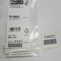 Contact PLC 0825025 ZBF 5 CUS ZEBBAND Plat/Nouvel emballage d'origine pour produit sous garantie