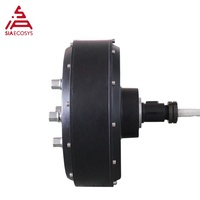 Moteur QS 5KW QS260 V4 72V Moteur à courant continu sans balais à arbre unique intégré au moyeu de roue pour voitures électriques Kits de conversion de moteur de voiture électrique EM200-2