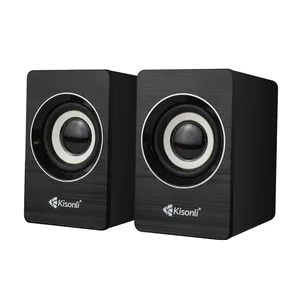 Kisonli A-707 computer speaker usb new music sound speaker with 6W power