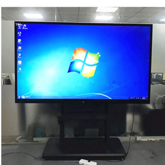 65 75 86 110inch Classroom Android OPS Interactive Display Multi Touch LCD Interactive Smart Board 4K HD Smart TV Whiteboard