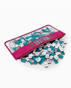 Offre Spéciale : Jeu <span class=keywords><strong>de</strong></span> 160 Tuiles <span class=keywords><strong>de</strong></span> Mahjong Américain en Acrylique à 4 Couches, Gravées en Rouge, Idéal pour les Soirées en Famille et les Cadeaux <span class=keywords><strong>de</strong></span> Fêtes - Product Image 2