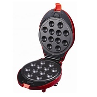 Mini perforateur de beignets électrique avec plaques détachables 3 en 1, appareil automatique à 7 trous pour la fabrication de crêpes et de beignets