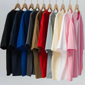 Camisetas de gran tamaño con gráfico de alta calidad negro 300 Gsm, camisetas de algodón 100% de gran tamaño con estampado personalizado de alta calidad - Product Image 6