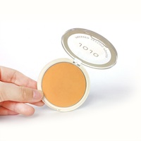 Couverture complète mate de poudre pressée par maquillage compact de poudre avec la finition impeccable