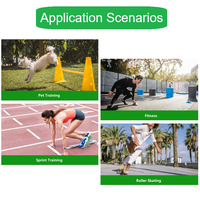 Sistem Pengatur Waktu Lari Ganxin dengan Sensor Laser Nirkabel, Timer Sprint, Stopwatch Digital untuk Latihan Atlet, Jam Balap Lintasan