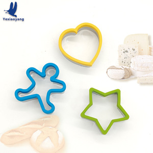 Stainless Steel And Silicone Cookie Cutters Heart Star Gingerbread Man Set Baking Molds For Cake And Pastry - Product Image 5