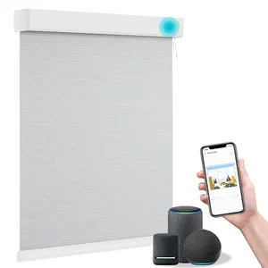 Sombra rolo elétrico inteligente Janela de controle Wifi motorizado Cortinas cegas Alexa Google Home Persianas Cortinas