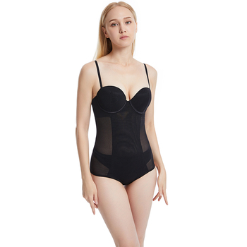 Mesh bodysuit for women shantou manufacturer tummy control bodysuit shaperwear for woman