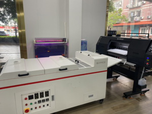 Hot bán Garros dtf công nghệ mới t Áo sơ mi dtf máy in Máy in <span class=keywords><strong>offset</strong></span> chuyển A1 A2 dtf máy in 60cm Shaker bột - Product Image 6